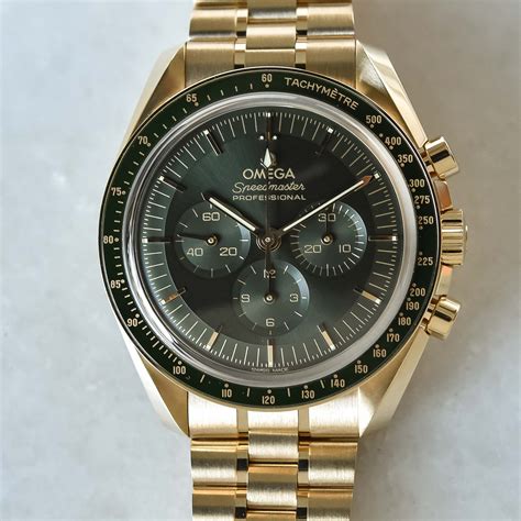 green dial omega speedmaster|Omega Speedmaster moonshine.